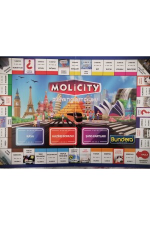 Emlak Ticaret Oyunu Molipoly Molicity Monopoly Monopoli Metropol Mega City Aile Oyunu Yeni Model - 4