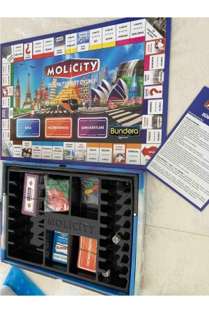 Emlak Ticaret Oyunu Molipoly Molicity Monopoly Monopoli Metropol Mega City Aile Oyunu Yeni Model - 10