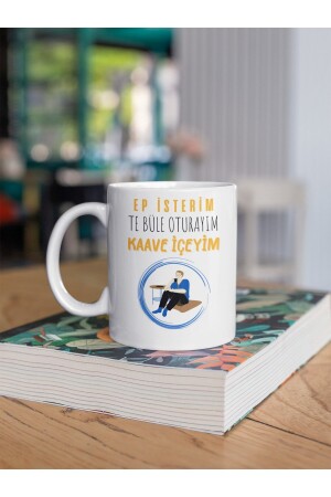 Ep I Want To Drink Kaave Written Trakya Fun Eylül Design Special Design Bedruckte Tasse Trakya0003 - 5