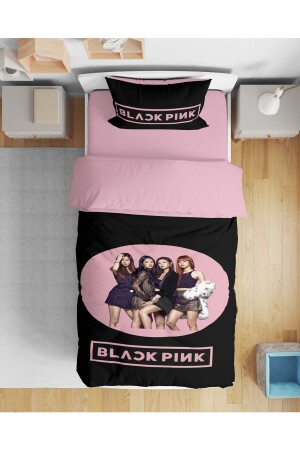 Erayshome Black Pink 3D Single Duvet Cover Set BlckPnk8 - 1