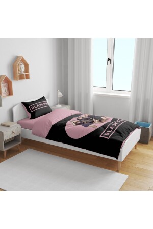 Erayshome Black Pink 3D Single Duvet Cover Set BlckPnk8 - 4