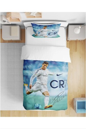 Erayshome Cristiano Ronaldo 3D-Einzelbettbezug-Set CRNLD7 - 2