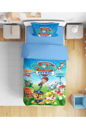 Erayshome Paw Patrol 3D-gedrucktes Einzelbettbezug-Set ohne Laken Paw_Ptrl1 - 3