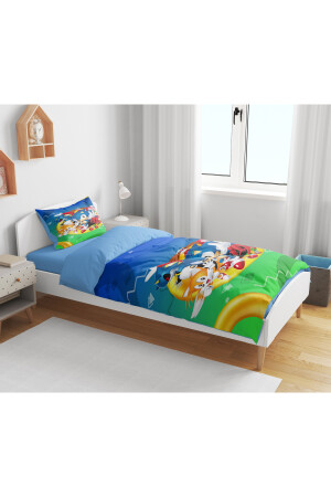 Erayshome Sonic Einzelbett-Bettbezug-Set ohne Bettlaken SNC3Ç - 3