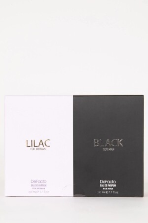 Erkek Black & Kadın Lilac 2'li Set Parfüm 50 ml X9643azns - 4