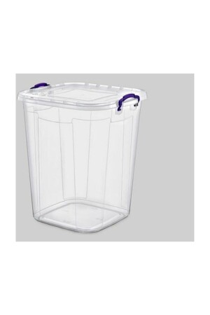 Erkoç Pulses Bucket Transparent Square 70 Lt E-631 P46375S7247 - 1