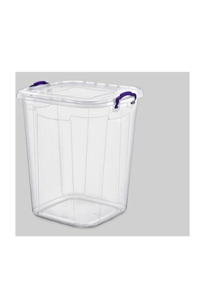 Erkoç Pulses Bucket Transparent Square 70 Lt E-631 P46375S7247 - 4