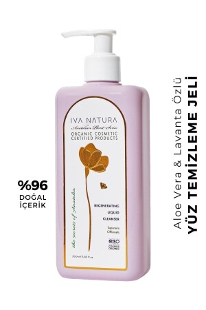 Erneuerndes Gesichtsreinigungsgel mit Lavendel- und Aloe Vera-Extrakt 350 ml IVN20 - 2