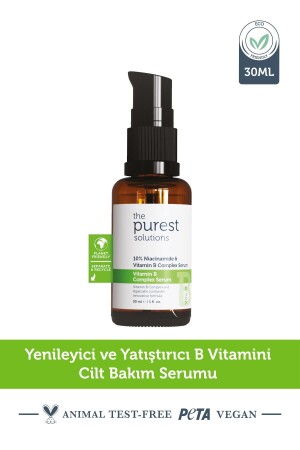 Erneuerndes und beruhigendes Vitamin-B-Hautpflegeserum 30 ml (10 % Niacinamid + Provitamin B5) - 2