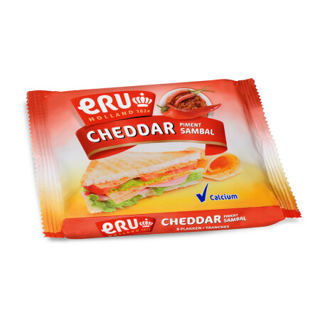 ERU SLICES CHEDDAR MET SAMBAL 150 GR - 1