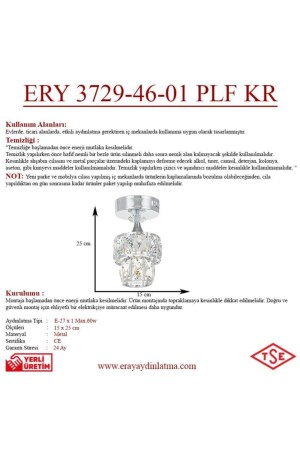 Ery 3729-46-01 Plofonyer Krom Tekli Avize ERY 3729-46-01 PLF KR - 6