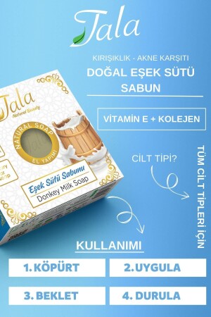 Eşek Sütü Sabunu Doğal Kırışıklık Ve Akne Karşıtı 150 Gr - 7