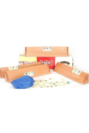 Eser Okey-Set aus Holz, groß, 467693 - 4