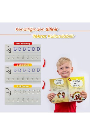 Eso Sihirli Yazı Ve Sayı Kitabı - Eğitici Ve Eğlenceli Aktivite Kitabı - Oluklu- (3-7 Yaş ) - 6