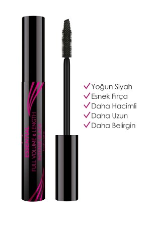 Essential Full Volume&lenght Mascara - Intense Black - Hacim Veren Maskara - 3