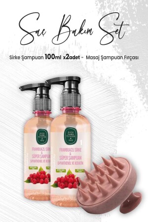 Essigshampoo mit Himbeere 100 ml - 3