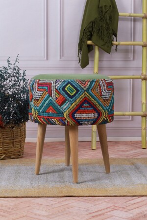 Etna Rainbow Mehrzweck-Pouf-Sofa im Sonderdesign mit Hainbuchenbeinen - 2