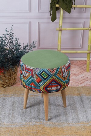 Etna Rainbow Mehrzweck-Pouf-Sofa im Sonderdesign mit Hainbuchenbeinen - 7