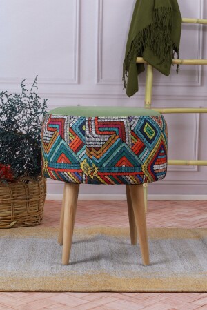 Etna Rainbow Mehrzweck-Pouf-Sofa im Sonderdesign mit Hainbuchenbeinen - 9