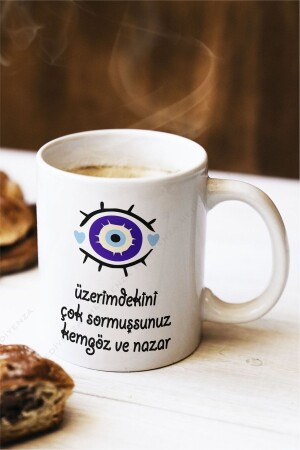 Evil Eye Bead Bedruckte Tasse / Tasse Geschenk nzakup250662 - 1