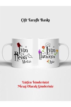 - Evin Reisi - Hanımı Baskılı Kupa - Makinada Yıkanabilir - Çift Taraflı Baskı HAN-Kupa-041 - 1