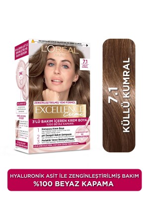 Excellence Creme Haarfärbemittel 7. 1 Aschige Brünette - 1