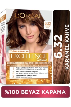 Excellence Intense Saç Boyası 6.32 Karamel Kahve - 1