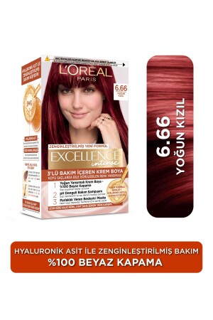 Excellence Intense Saç Boyası 6.66 Yoğun Kızıl - 2