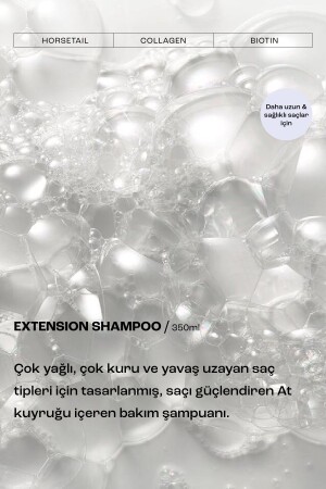 Extension Hızlı Saç Uzatmaya Yardımcı At Kuyruğu Şampuanı 100ml - 4