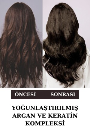 Extra Hacim Etkili Yoğunlaştırılmış Argan Ve Keratin Kompleksi Şampuan Tuzsuz Özel Formül 250 ml - 6