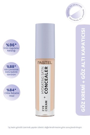 Eye Cream Hydrating Satin Concealer - Göz Kremi Göz Altı Kapatıcısı 61 Vanilla - 2