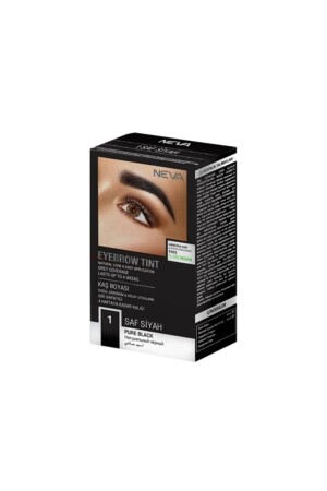 Eyebrow Tint Vegan Kaş Boyası Seti 1 Saf Siyah - 2