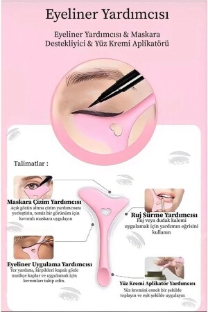 Eyeliner - Ruj Ve Maskara Çekme Aparatı - Çok Yönlü Aparat - 5