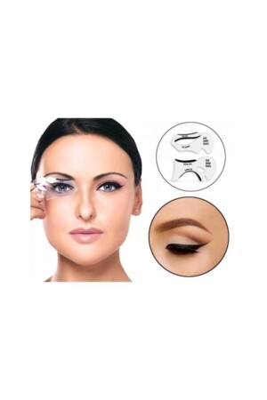 Eyeliner Ve Dipliner Kolay Kullanım Şablonu ''liner'' - 4