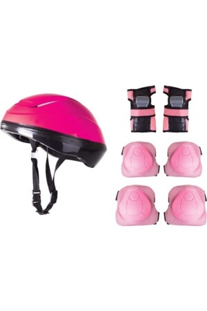 F-Sports Helm Knieschoner Ellenbogenschoner Protektorenset Rosa Farbe PRA-3233781-1090 - 3