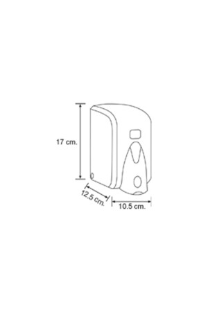 F5b 500 Gr. Flüssigschaum-Handseifenspender / Schaumgerät – Weiß – Kunststoff – Schaumspender SG0095 - 6