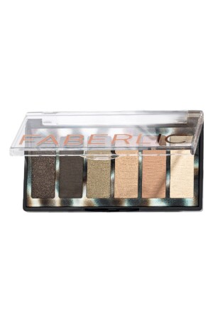 Faberlıc Glam Team ''Lidschatten-Palette'' - Grüne Wellen 8. 0 Gramm. - 3