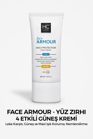 Face Armour 50 Spf 4 Etkili Günlük Koruyucu Güneş Kremi - 50 Ml. 80715 - 1