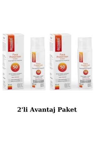 Face Protection Spf 50 Plus 50 ml Güneş Kremi 2'li Avantaj Paket DERFACEPRO2LI4K - 4