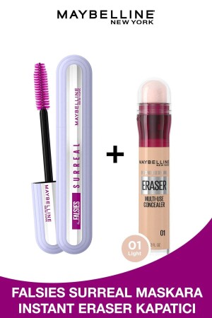 Falsies Surreal Maskara & Instant Anti Age Eraser Kapatıcı - 01 Light PKTFLSSRRLIAR01 - 1