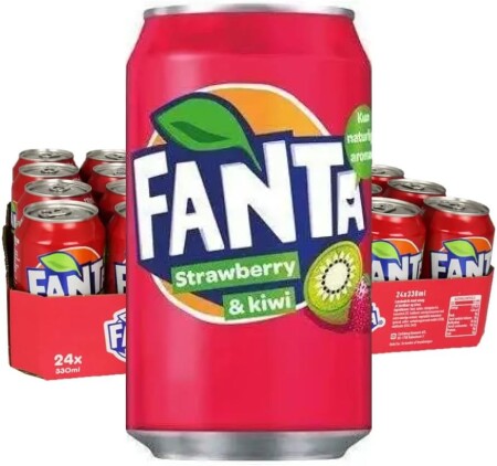 FANTA STRAWBERRY BLIK 24X330ML - 1