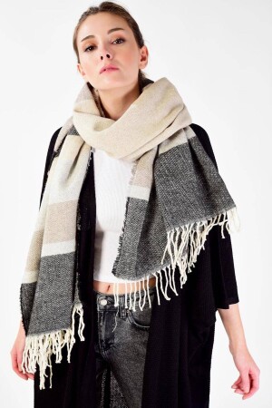 Farbblock-Schal Shawl2039-c4 ADX-0000020219 - 7