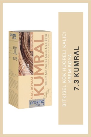 Farbe 7. 3 Brunette – Ammoniakfreie, pflanzliche, permanente Haarfarbe - 1