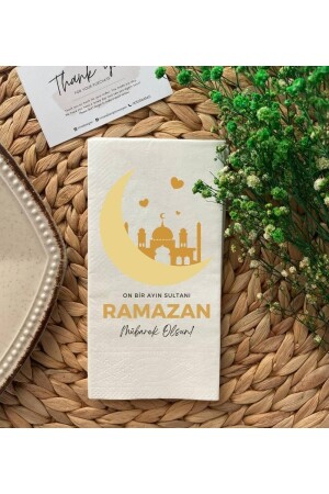 Färben Sie Ihre Tische mit sprechenden Ramadan-Servietten, 20 Stück - 1