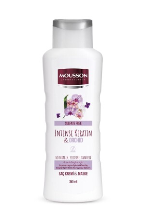 Farbschützende und schadensreparierende Haarpflegecreme und -maske mit intensivem Keratin und Orchidee, 365 ml - 5