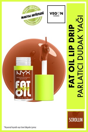 Fat Oil Lip Drip Parlatıcı Dudak Yağı - Scrollin - 1