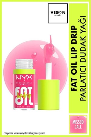 Fat Oil Lip Drip Shine Lippenöl – Missed Call - 3