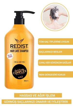 Faydalı- Onarıcı Tuzsuz Şampuan 2 Adet 1000 ml Unisex Ürün- Tuz Içermez Tüm Saçlar - 5