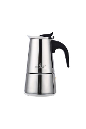 Fe001-6 Espresso-Kaffeemaschine, Edelstahl, Induktion, Moka-Kanne, 300 ml - 1