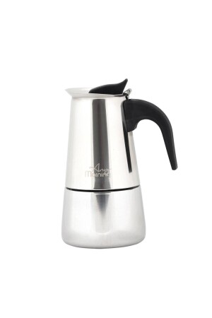 Fe001-6 Espresso-Kaffeemaschine, Edelstahl, Induktion, Moka-Kanne, 300 ml - 4